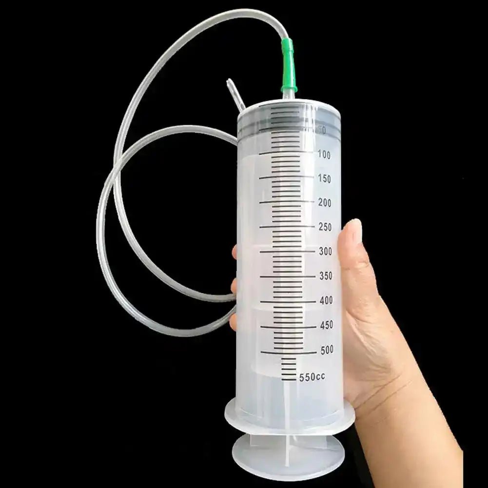 100/300/550ml Grote Capaciteitsspuiten Herbruikbare Naaldvat Oliepomp met 1m Slang voor  - ÅlandWell