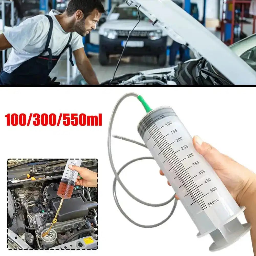 100/300/550ml Grote Capaciteitsspuiten Herbruikbare Naaldvat Oliepomp met 1m Slang voor - ÅlandWell