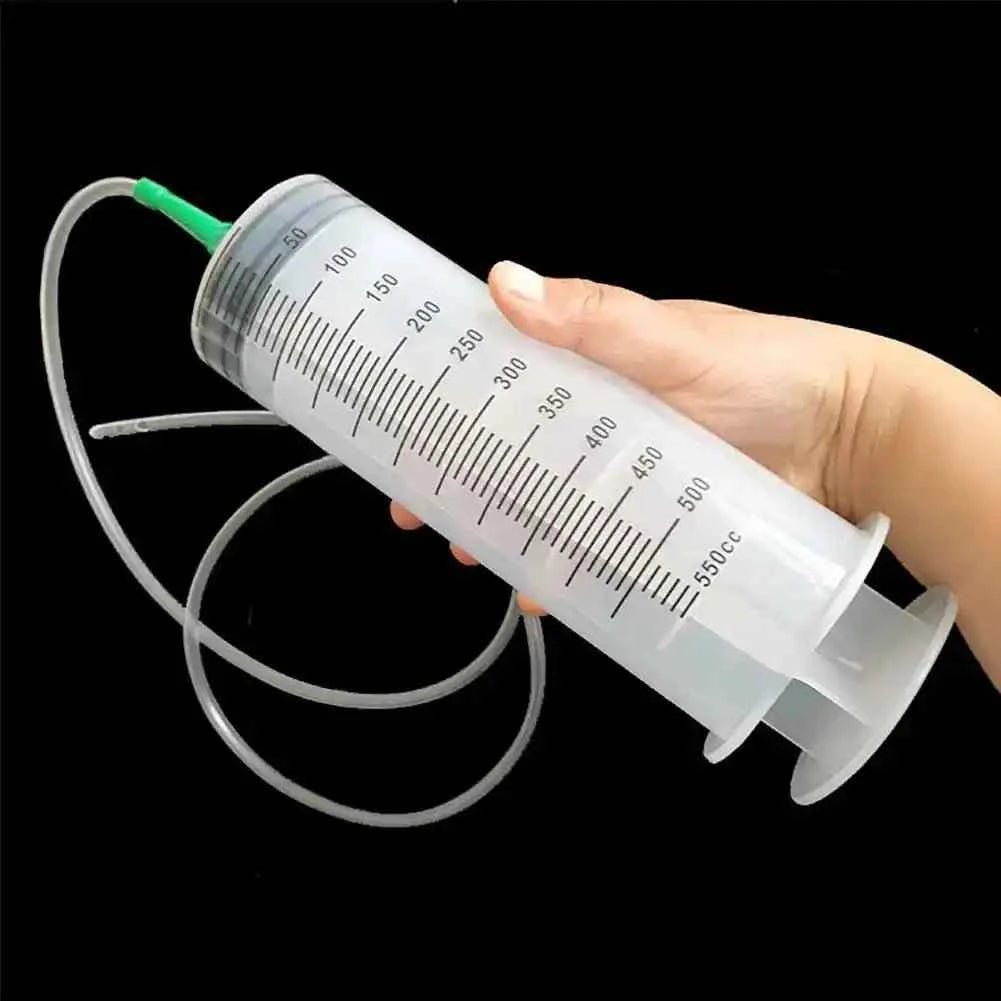 100/300/550ml Grote Capaciteitsspuiten Herbruikbare Naaldvat Oliepomp met 1m Slang voor  - ÅlandWell