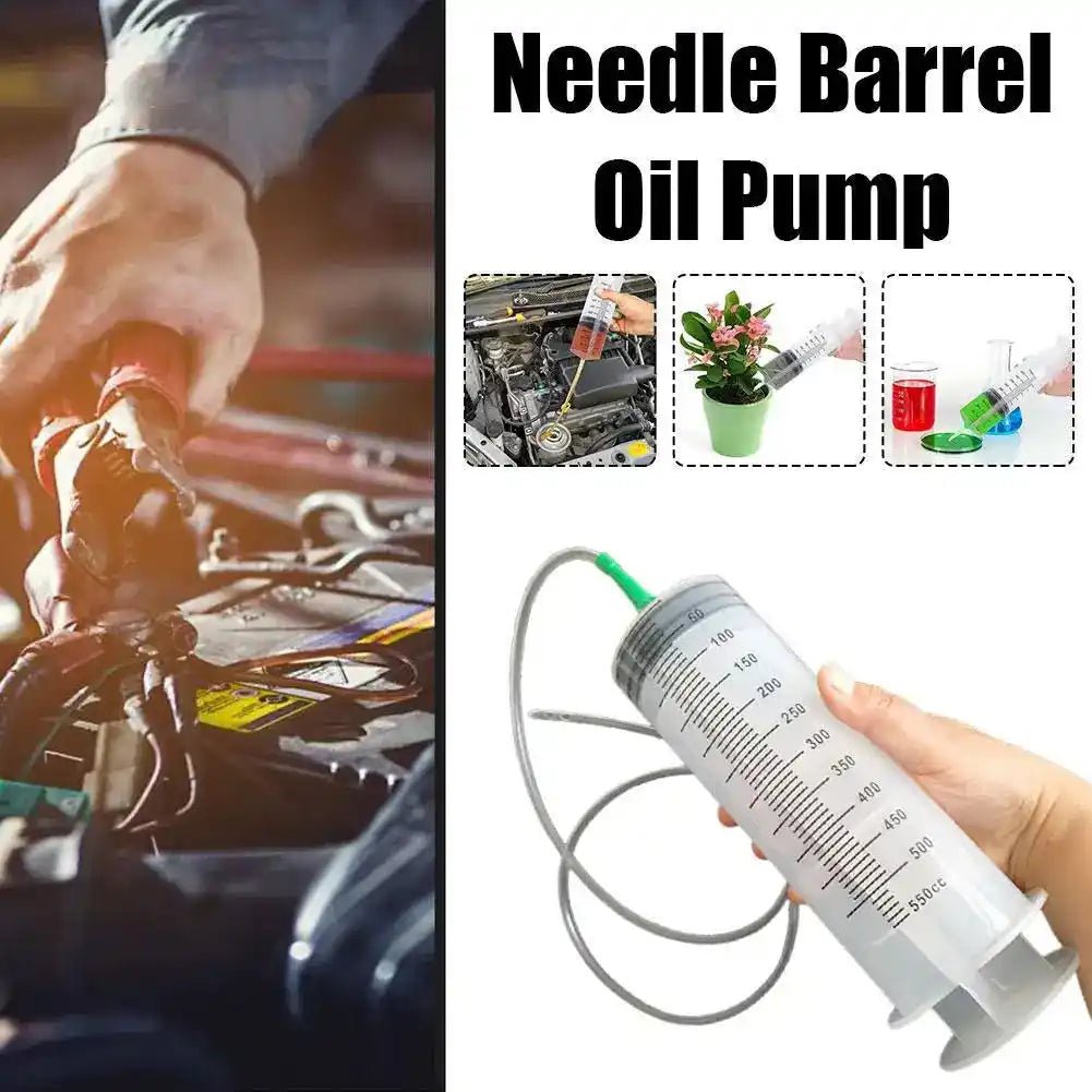 100/300/550ml Grote Capaciteitsspuiten Herbruikbare Naaldvat Oliepomp met 1m Slang voor  - ÅlandWell