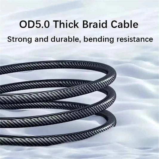 100W USB C 120W USB A Charging Cables with LED Display Screen, USB C=C-C，USB A=A-C, Not for Xiaomi iPhone Samsung