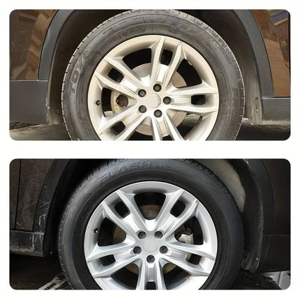 Black Shiny Tire Wax 30g - Durable, Long-Lasting Protection and Repair for All Kinds of Tires - Prevents Cracks and Whitens