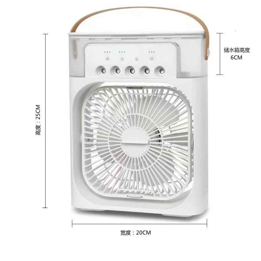 Portable 3-in-1 Air Cooler Fan – Mini AC for Room, Office & Car | Fast Cooling + Humidifier | Ships from USA 🇺🇸 | TikTok & Amazon Hot Seller!