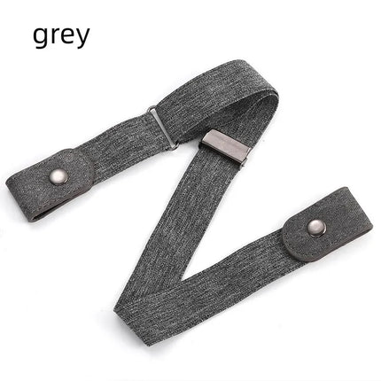 Buckle-Free Invisible Elastic Belt Adjustable Stretch Waist Band for Women Men Jean Pants Dress No Buckle Easy to Wear