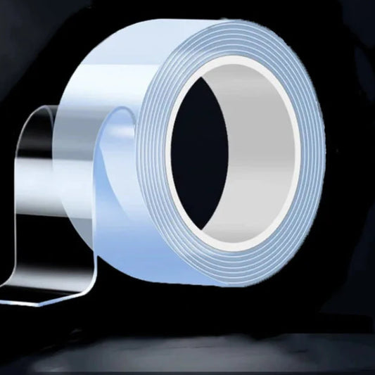 20-50mm Width Ultra Strong Adhesive Nano Tape High Viscosity Double Sided Tape Traceless Transparent Reusable Mounting Tape
