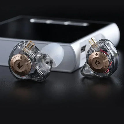 KZ EDX PRO X Dynamic Drive Earphones HIFI Bass Earbud DJ Music Cancelling Sport Headsets 2PIN Cable KZ ZSTX ZSNPRO X ZS10PRO ZVX