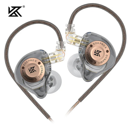 KZ EDX PRO X Dynamic Drive Earphones HIFI Bass Earbud DJ Music Cancelling Sport Headsets 2PIN Cable KZ ZSTX ZSNPRO X ZS10PRO ZVX