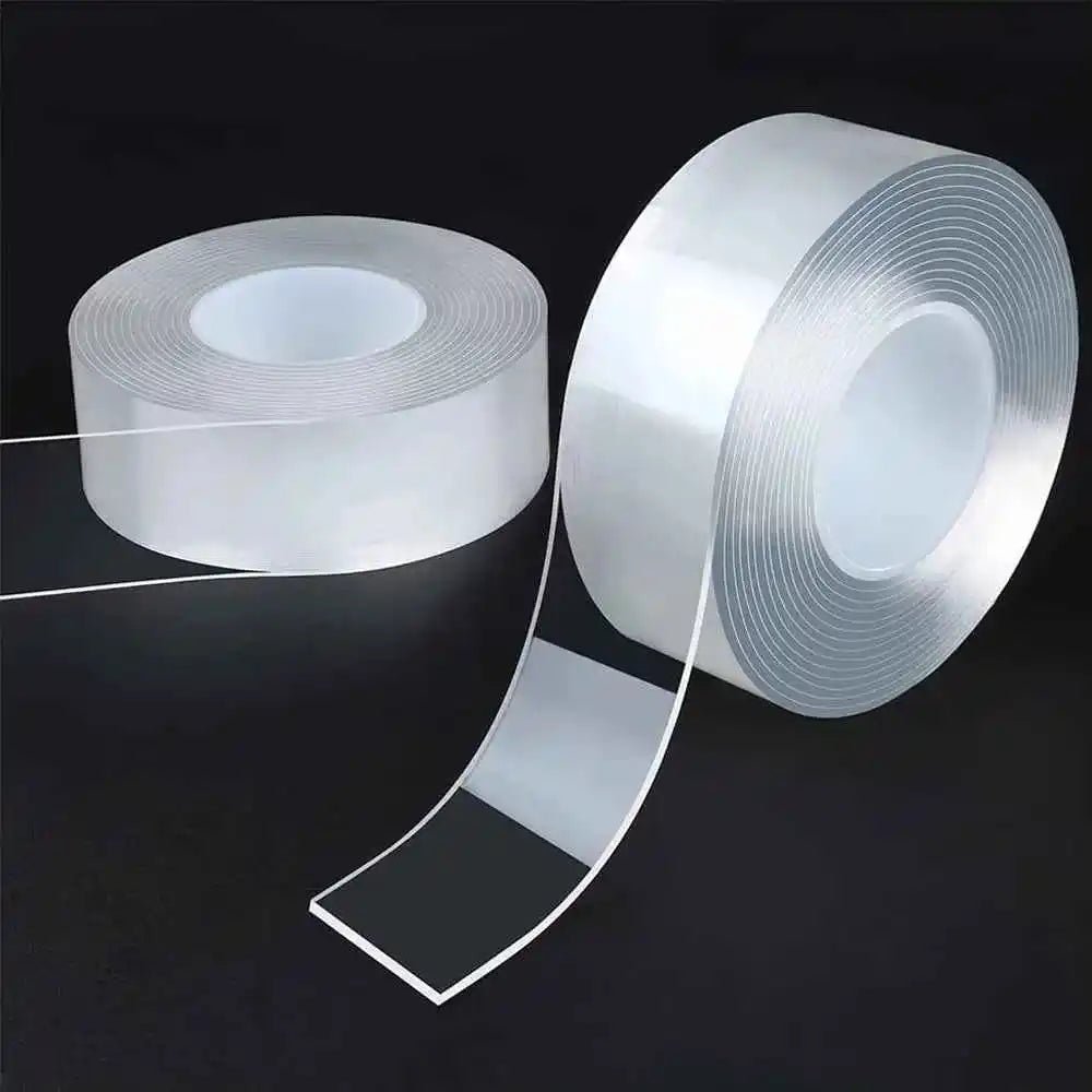 Nano Tape - Double Sided Ultra Strong Adhesive - Traceless Mounting - Transparent - Reusable - ÅlandWell