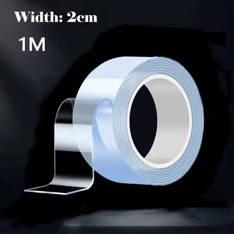 Nano Tape - Double Sided Ultra Strong Adhesive - Traceless Mounting - Transparent - Reusable - ÅlandWell