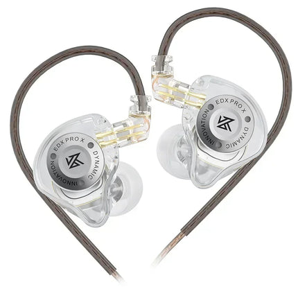 KZ EDX PRO X Dynamic Drive Earphones HIFI Bass Earbud DJ Music Cancelling Sport Headsets 2PIN Cable KZ ZSTX ZSNPRO X ZS10PRO ZVX