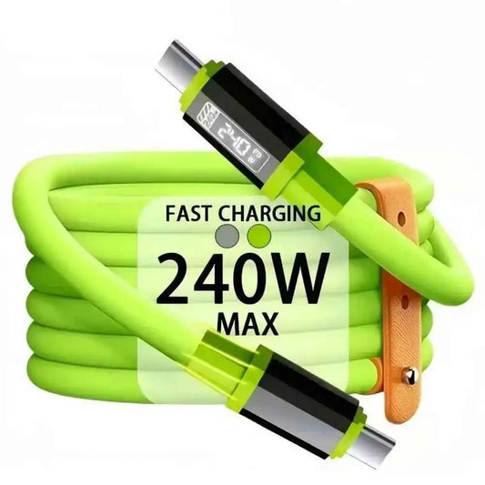 240W Type C to Type C Super Fast Charging Cable 6A USB C Cord for Xiaomi iPhone Samsung - ÅlandWell