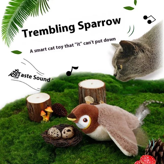 Flapping Bird Cat  Toy - ÅlandWell
