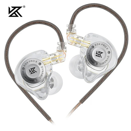 KZ EDX PRO X Dynamic Drive Earphones HIFI Bass Earbud DJ Music Cancelling Sport Headsets 2PIN Cable KZ ZSTX ZSNPRO X ZS10PRO ZVX