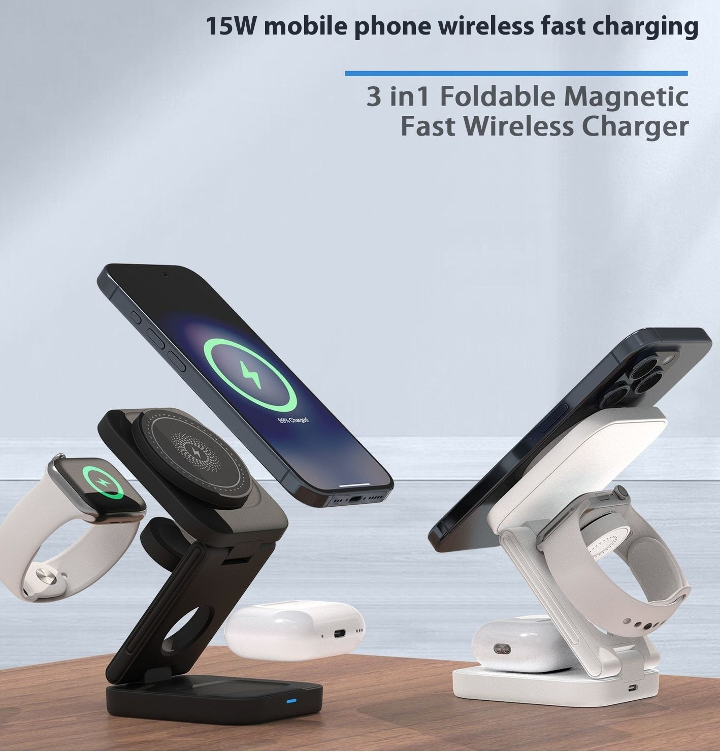 3 IN 1 FOLDABLE WIRELESS CHARGER - ÅlandWell
