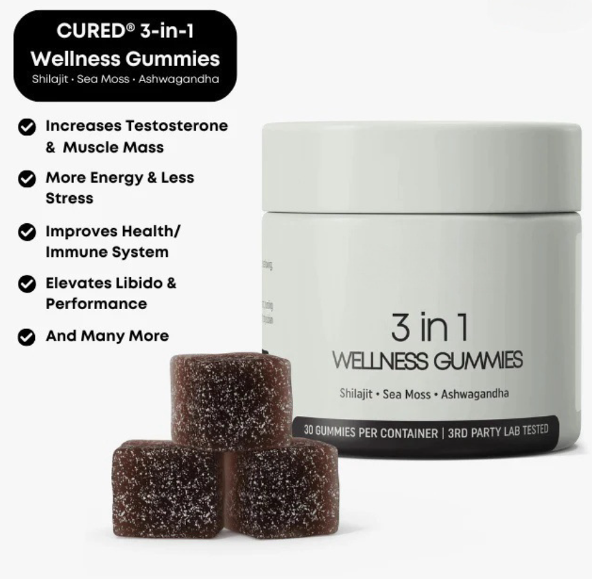 Shilajit 3-in-1 Gummies for Men - ÅlandWell