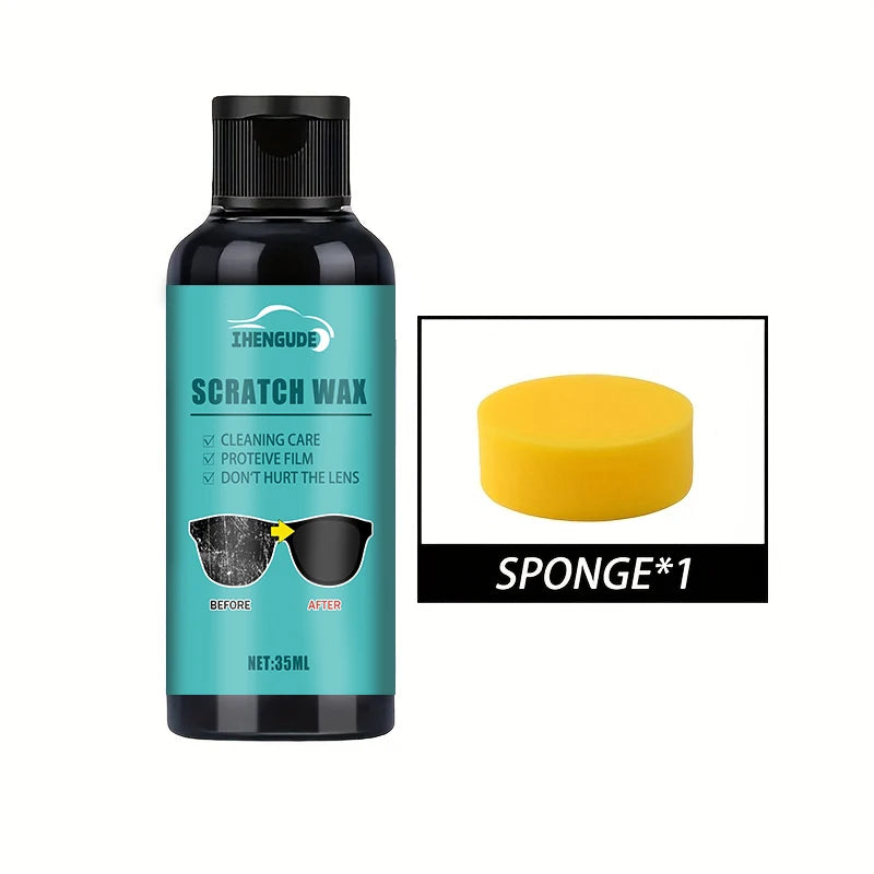 Multi-Purpose Glass Scratch Repair Polishing Paste - Scratch Repair for Car Glass and Rearview Mirrors, Scratch Repair Agent for Eyeglass Lenses, Long-Lasting and Effective