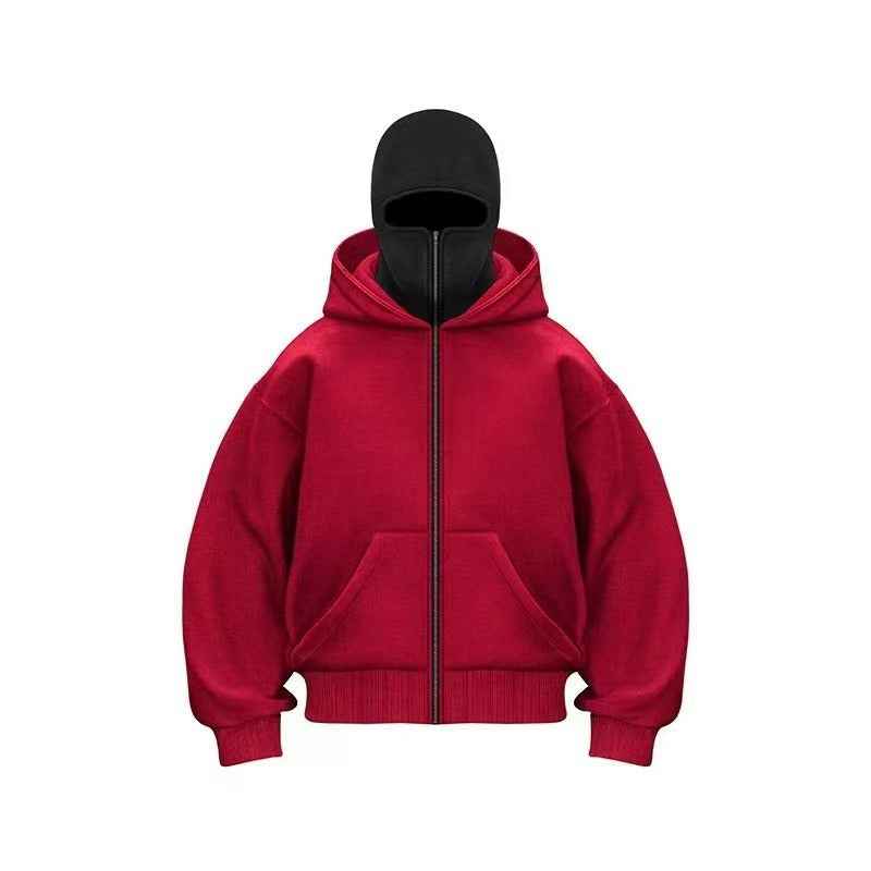 Herr Hoodie Baseballjacka med Dragkedja – Lättviktig i 6 Färger S-3XL