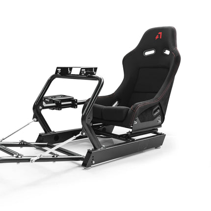 AZRACING INSPIRE Sim Racing Cockpit Standard Seat Version - 7 Years of Sim Racing Expertise, Heavy-Duty High-Carbon Steel Frame,