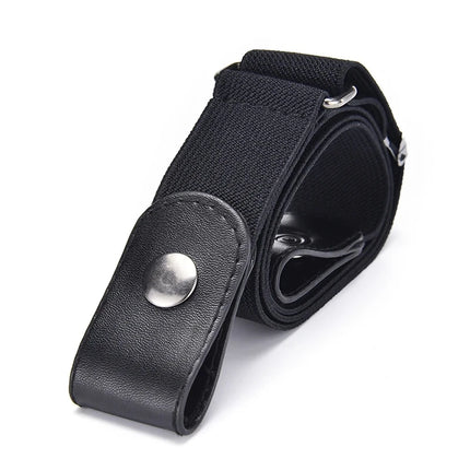 Buckle-Free Invisible Elastic Belt Adjustable Stretch Waist Band for Women Men Jean Pants Dress No Buckle Easy to Wear