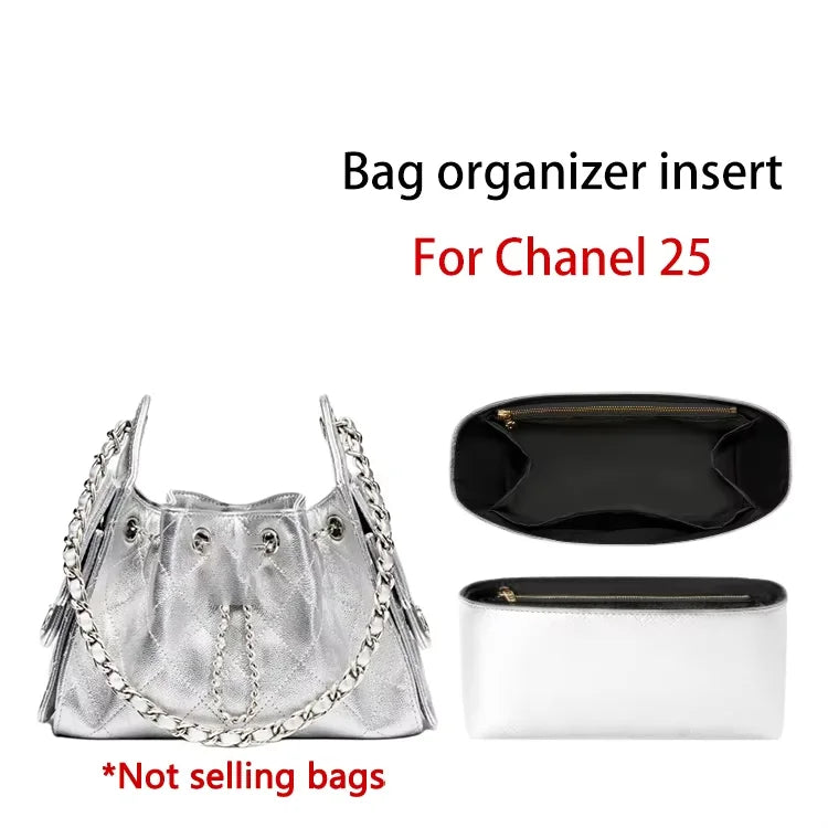 Nylon Bag Organizer Insert For 25bag  Durable Fashion Wateproof Gift Bag Support Storage Inner Modification Bag Accessories
