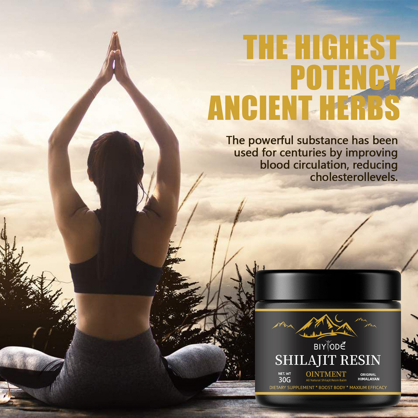 Naturlig Shilajit Resin 30g – Rent Bergsharts för Energi & Vitalitet