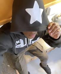 Star Printed Zip Up Hoodies - ÅlandWell