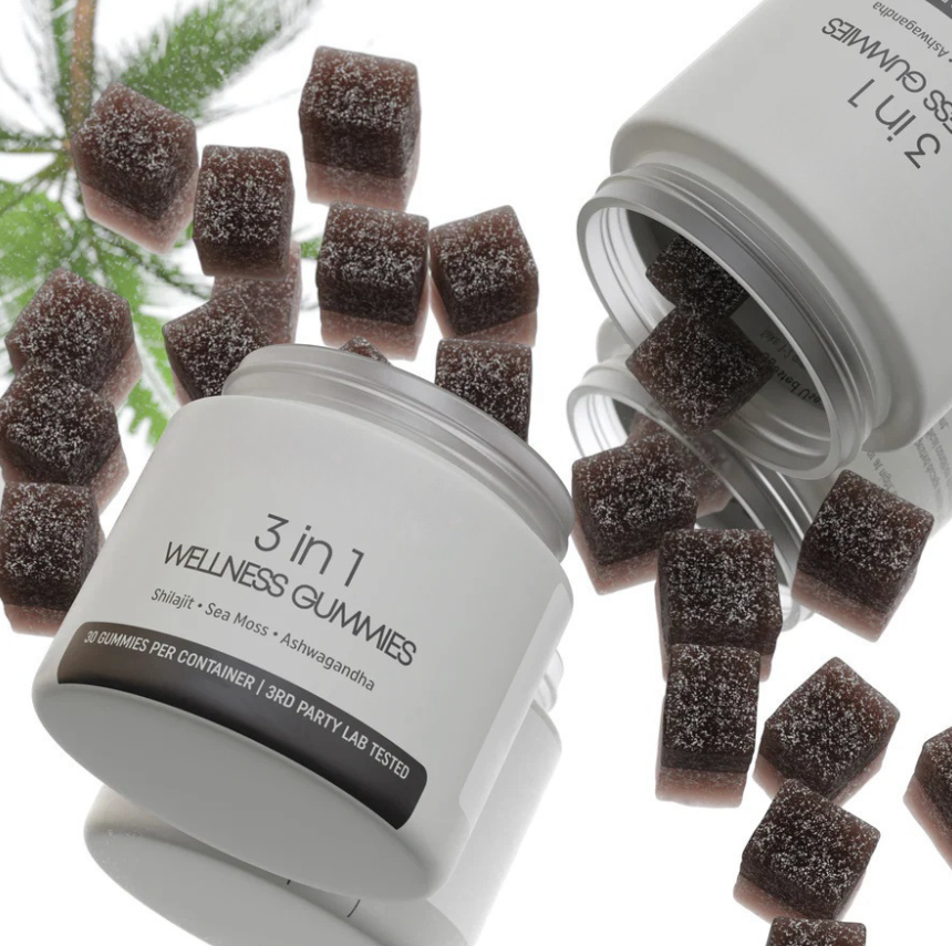 Shilajit 3-in-1 Gummies for Men - ÅlandWell