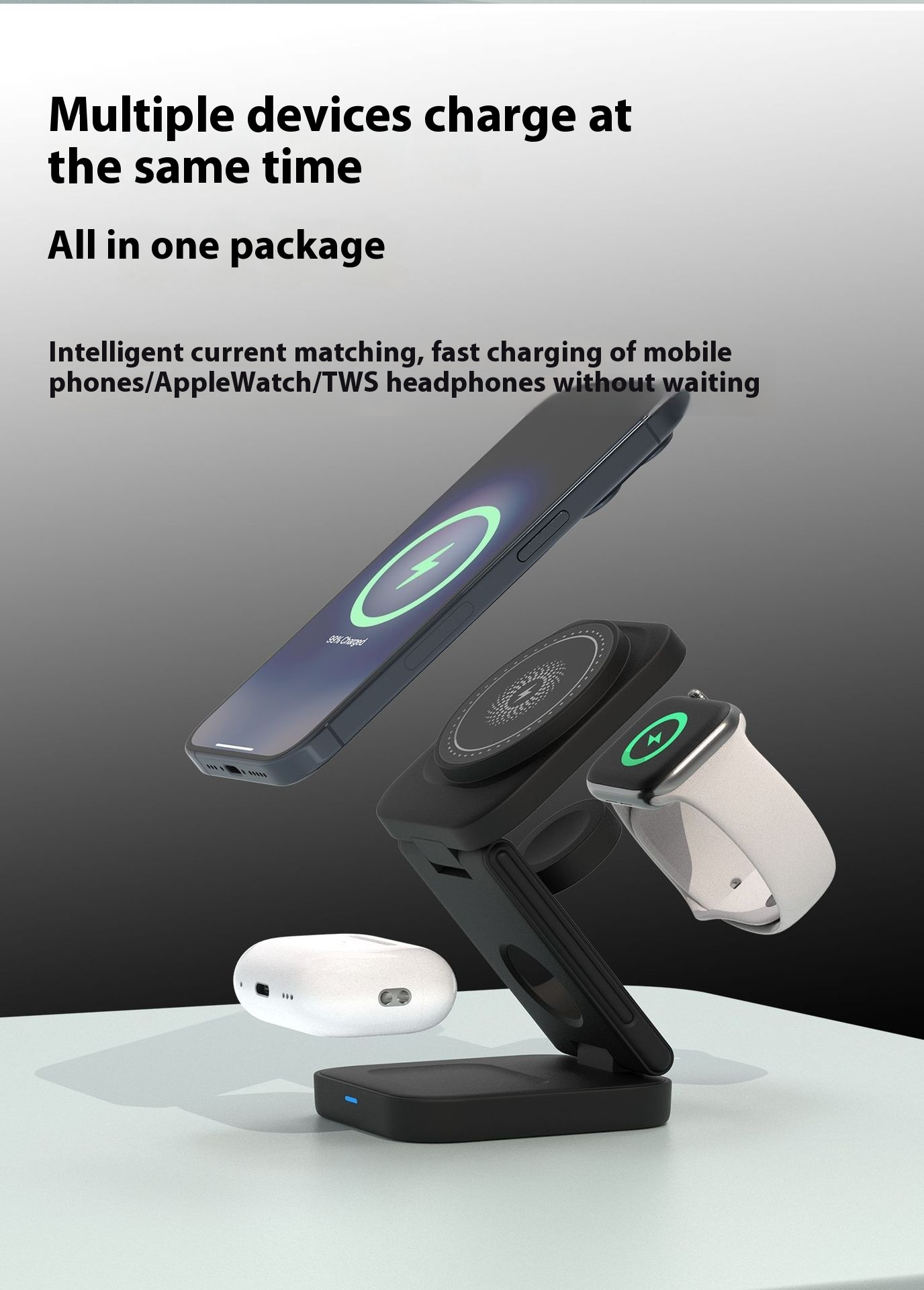 3 IN 1 FOLDABLE WIRELESS CHARGER - ÅlandWell