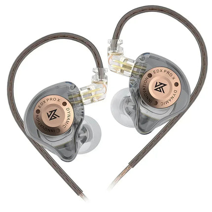 KZ EDX PRO X Dynamic Drive Earphones HIFI Bass Earbud DJ Music Cancelling Sport Headsets 2PIN Cable KZ ZSTX ZSNPRO X ZS10PRO ZVX