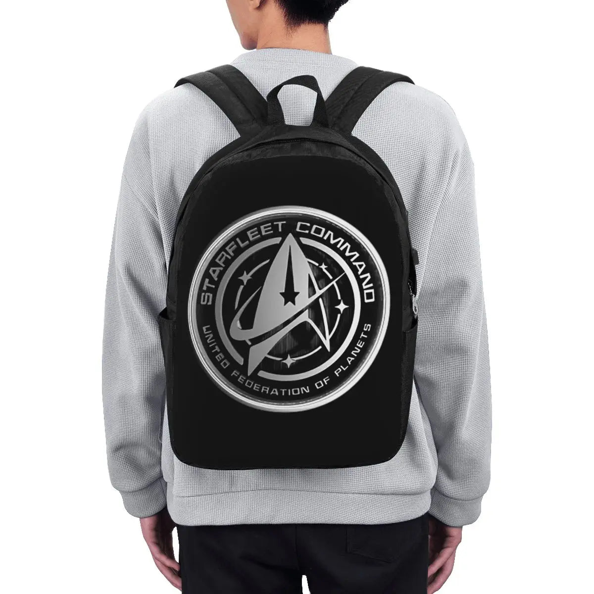 Star Treks Science Fiction TV Series Backpack Travel Notebook Bag Computer College Student School Bag Laptop Shoulder Bags