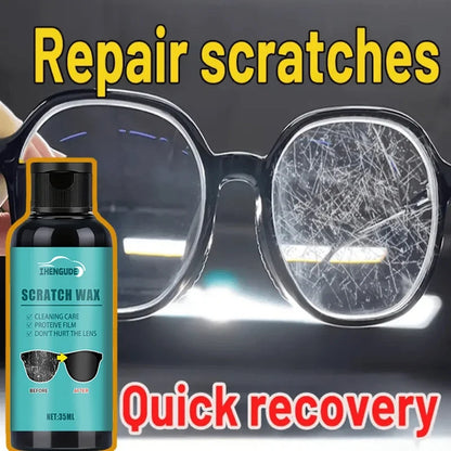 Multi-Purpose Glass Scratch Repair Polishing Paste - Scratch Repair for Car Glass and Rearview Mirrors, Scratch Repair Agent for Eyeglass Lenses, Long-Lasting and Effective