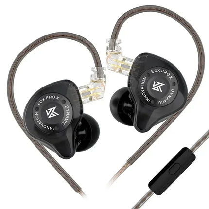 KZ EDX PRO X Dynamic Drive Earphones HIFI Bass Earbud DJ Music Cancelling Sport Headsets 2PIN Cable KZ ZSTX ZSNPRO X ZS10PRO ZVX