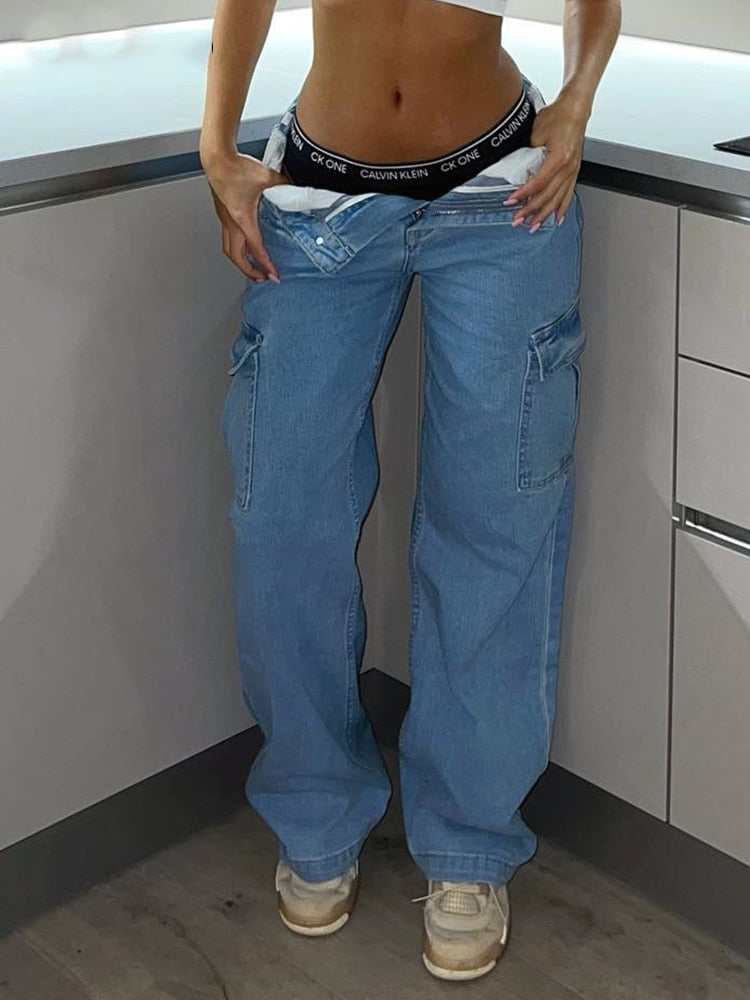 High Waist Cargo Pants Stylish - ÅlandWell