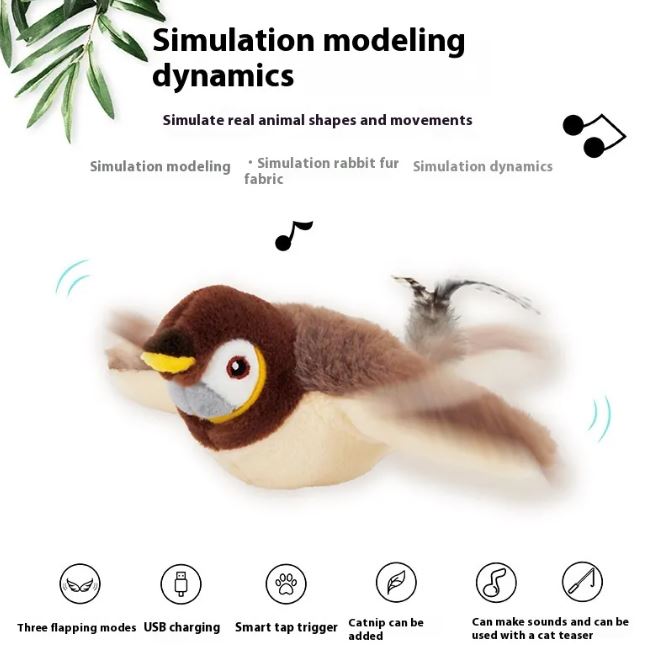 Flapping Bird Cat  Toy - ÅlandWell