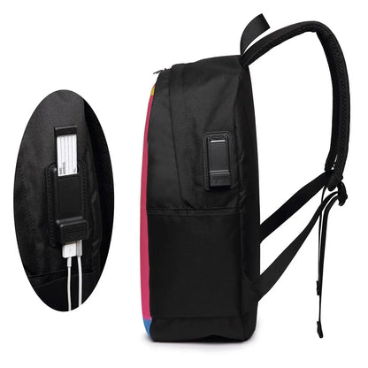 Davids Bowied Backpack Travel Notebook Bag Computer College Student School Bag Laptop Shoulder Bags for Men Women