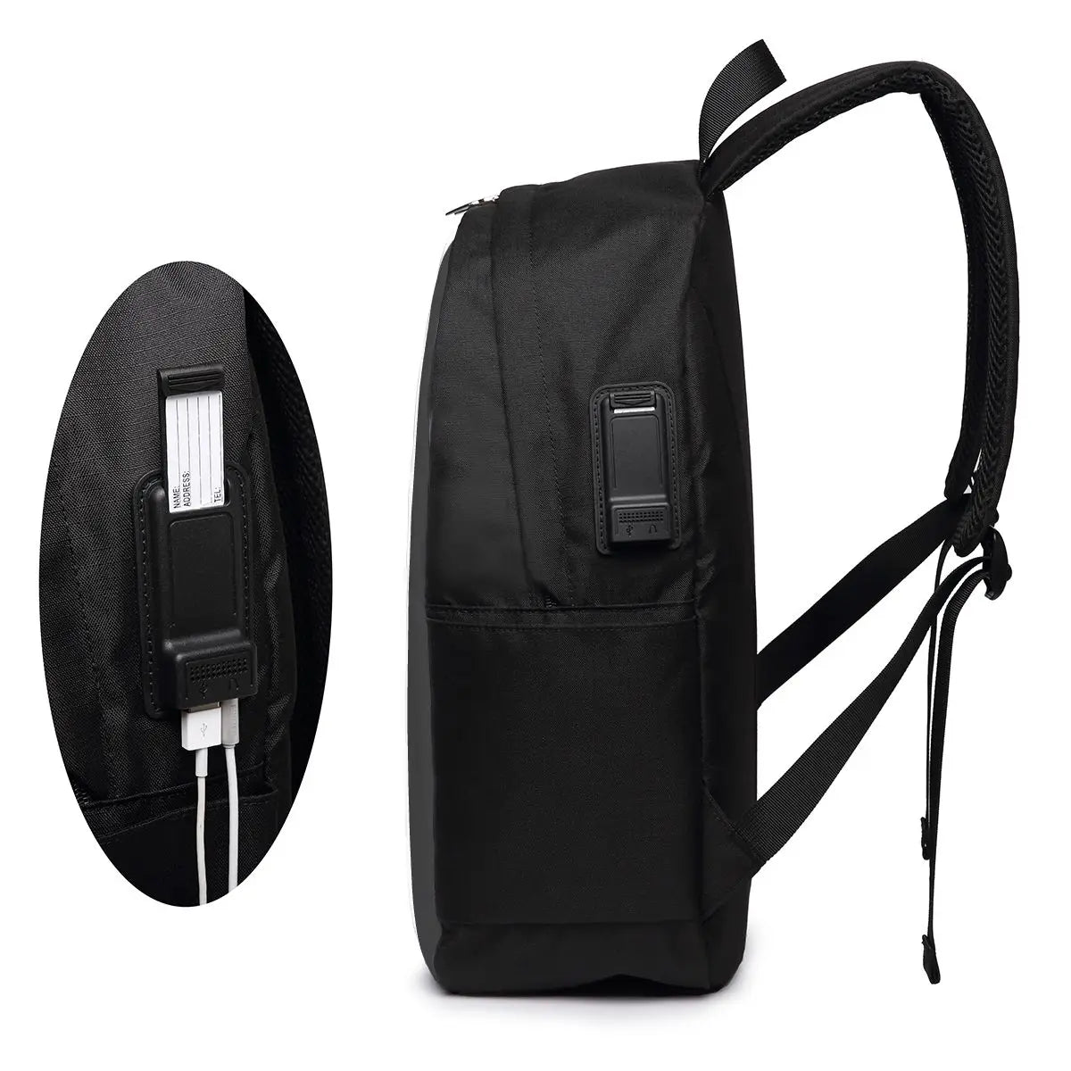 Cute Vector Penguin Backpack Travel Notebook Bag Computer College Student School Bag Laptop Shoulder Bags for Men Women