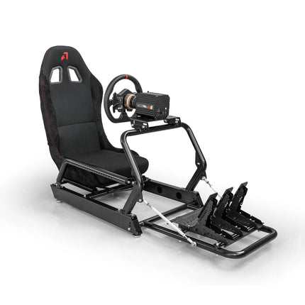 AZRACING INSPIRE Sim Racing Cockpit Standard Seat Version - 7 Years of Sim Racing Expertise, Heavy-Duty High-Carbon Steel Frame,