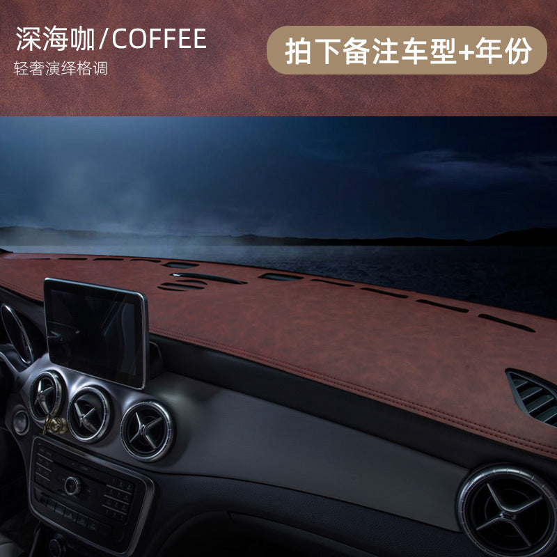 Car Dashboard Sunshade Pad - Leather Interior Accessory - ÅlandWell