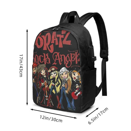 Bratz Rock Angelz Backpack for College Students - Laptop Shoulder Bag - ÅlandWell