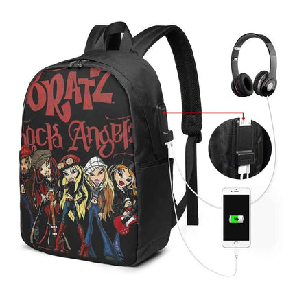 Bratz Rock Angelz Backpack for College Students - Laptop Shoulder Bag - ÅlandWell