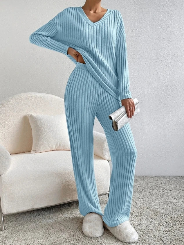 Casual 2-Piece Loungewear Set - ÅlandWell