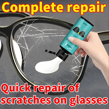 Multi-Purpose Glass Scratch Repair Polishing Paste - Scratch Repair for Car Glass and Rearview Mirrors, Scratch Repair Agent for Eyeglass Lenses, Long-Lasting and Effective