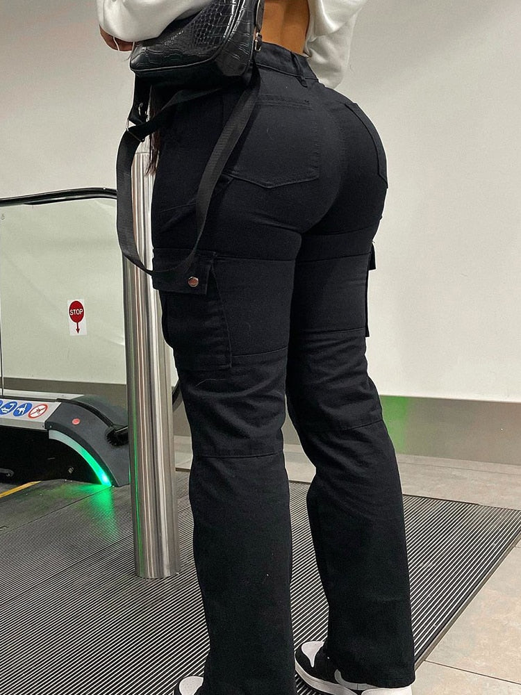 High Waist Cargo Pants Stylish - ÅlandWell