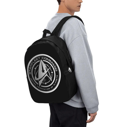 Star Treks Science Fiction TV Series Backpack Travel Notebook Bag Computer College Student School Bag Laptop Shoulder Bags