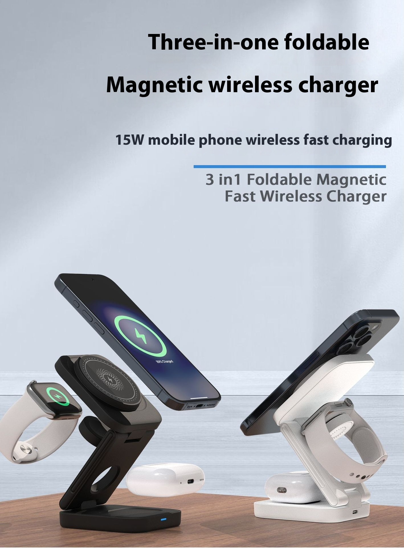 3 IN 1 FOLDABLE WIRELESS CHARGER - ÅlandWell
