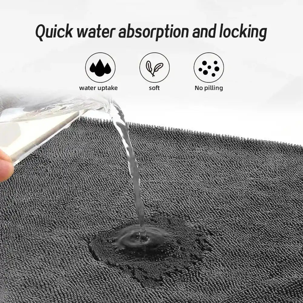Efficient cleaning rags, car microfiber towels, large-sized and highly absorbent car cleaning cloths - ÅlandWell