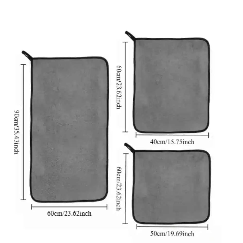 Efficient cleaning rags, car microfiber towels, large-sized and highly absorbent car cleaning cloths - ÅlandWell