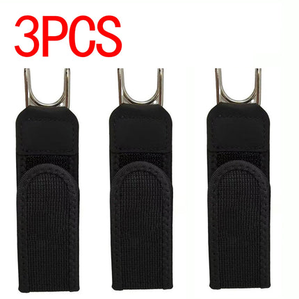 Portable Belt Buckle Unisex Elastic Waist Belt, Metal Hook Buckle-Free Adjustable Stretch Belt Daily Outdoor Jeans For Men Women