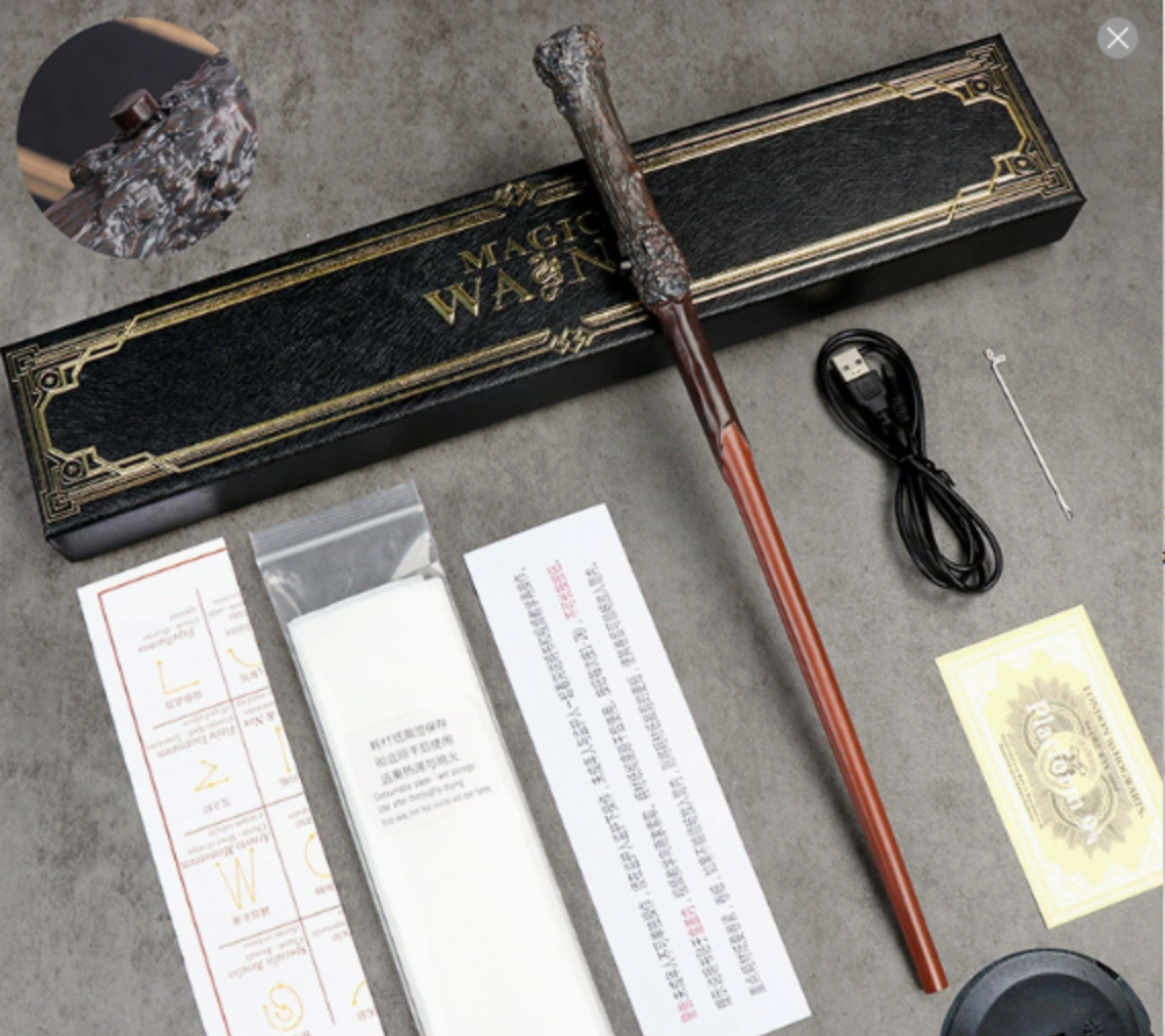 Eldbolls Trollstav – Magisk Leksaksstav för Cosplay & Trolleri