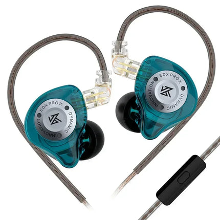 KZ EDX PRO X Dynamic Drive Earphones HIFI Bass Earbud DJ Music Cancelling Sport Headsets 2PIN Cable KZ ZSTX ZSNPRO X ZS10PRO ZVX